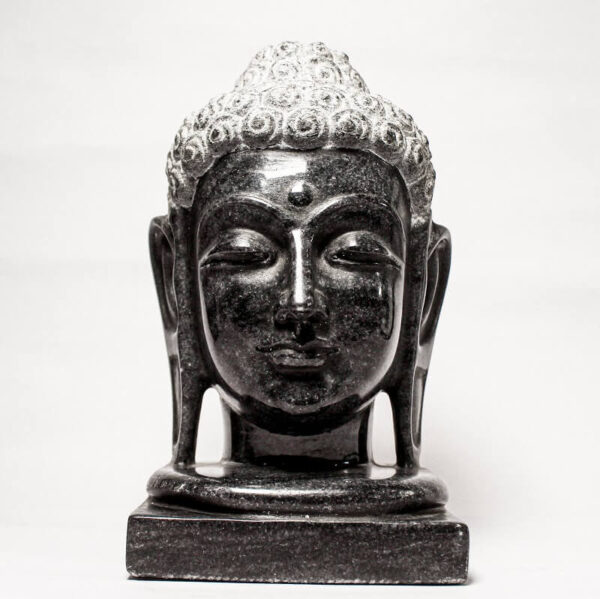 Greynite Budhha Bust 7 inch33