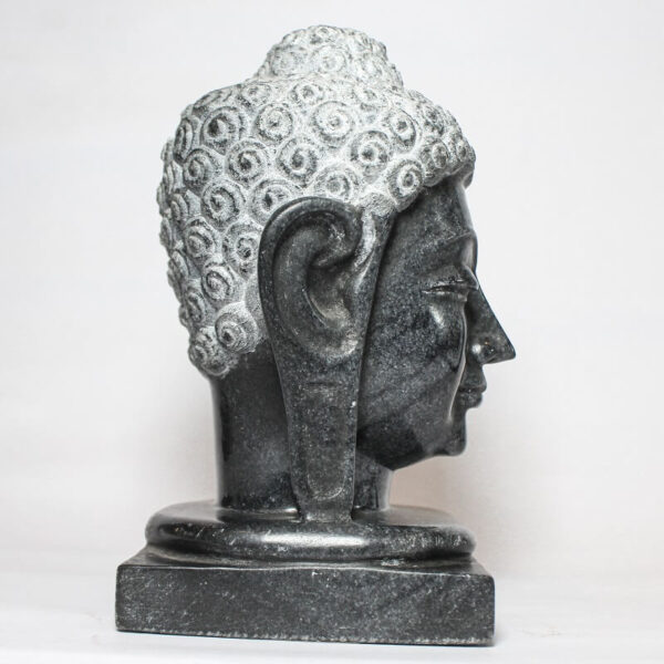 Greynite Budhha Bust 7 inch22