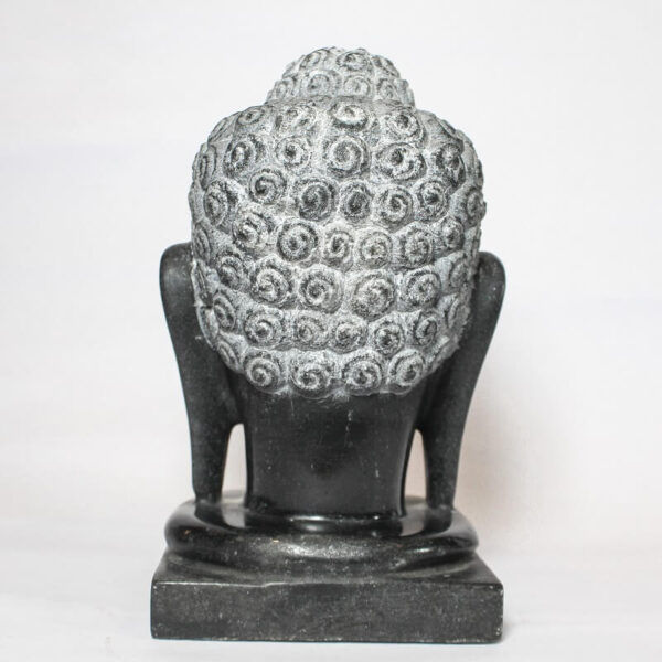 Greynite Budhha Bust 7 inch