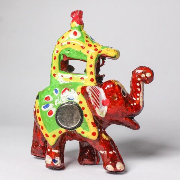 Meenakari Painted Elephant Magnet33