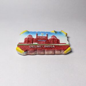 Hand-Painted Red Fort Fridge Magnet22