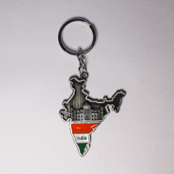 India Map Enamel Paint Keychain33