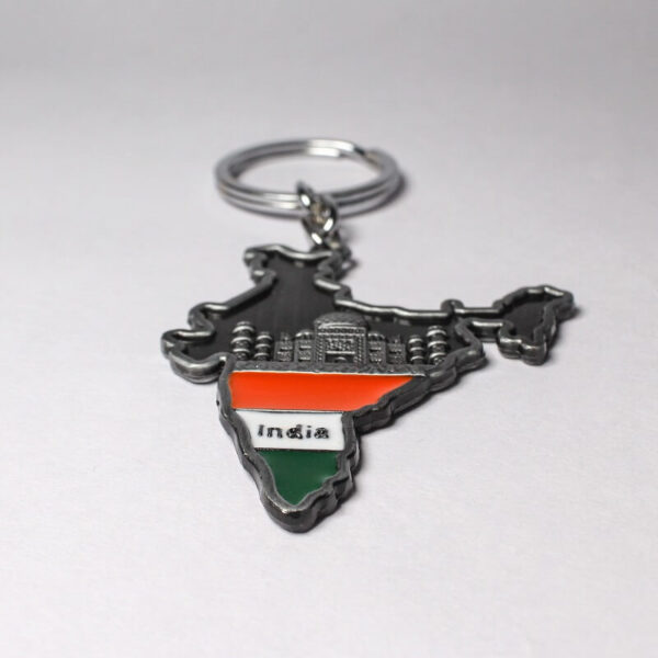 India Map Enamel Paint Keychain22