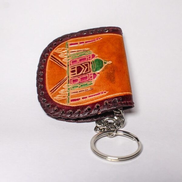 Leather Keychain India Pouch: A Miniature Tribute to India’s Grandeur