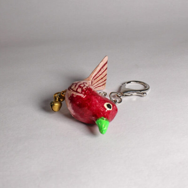 Hand-Painted Bird Bag Charm Keychain44