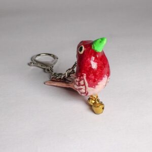 Hand-Painted Bird Bag Charm Keychain22