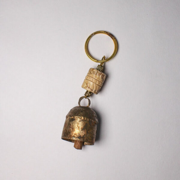 Indian Cow Bell Keychain