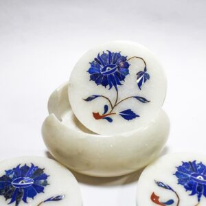 Marble Inlay Coaster Set to carry