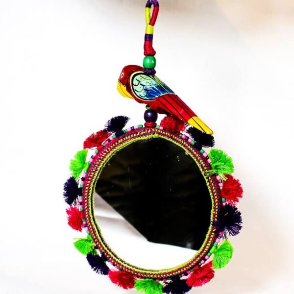 5-Inch Patwa Decorated Mirror22