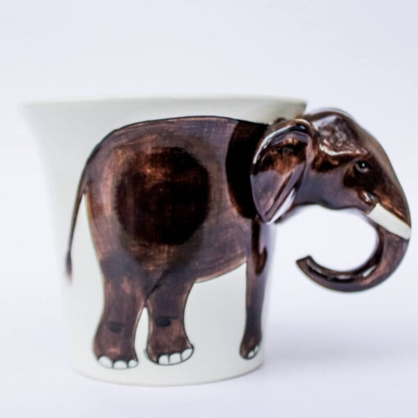 Premium Ceramic Mug Hand Painted Elephant66