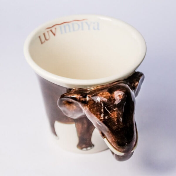 Premium Ceramic Mug Hand Painted Elephant44