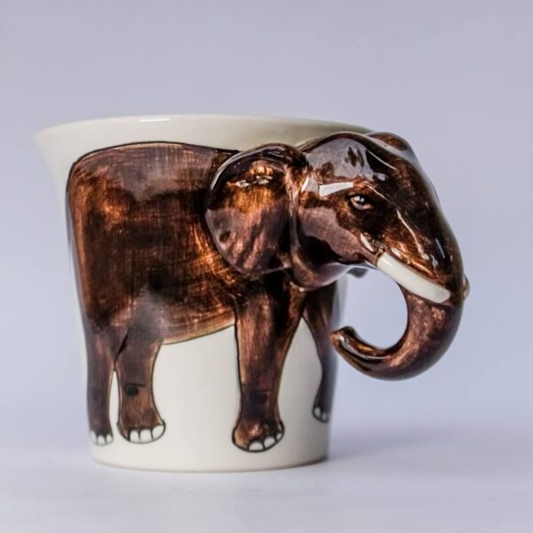 Premium Ceramic Mug Hand Painted Elephant33