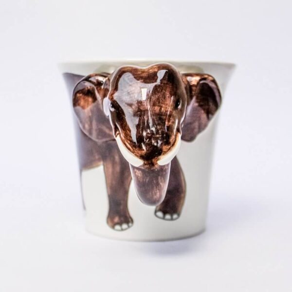 Premium Ceramic Mug Hand Painted Elephant11