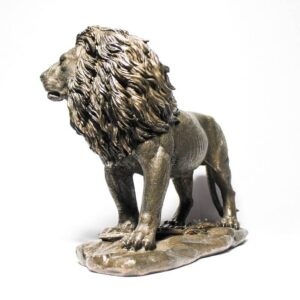 Bonded Bronze Lion Sculpture