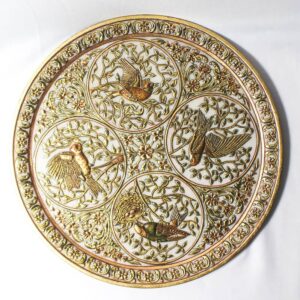 Marble Plate with Raised & Detailed Hand Painting3
