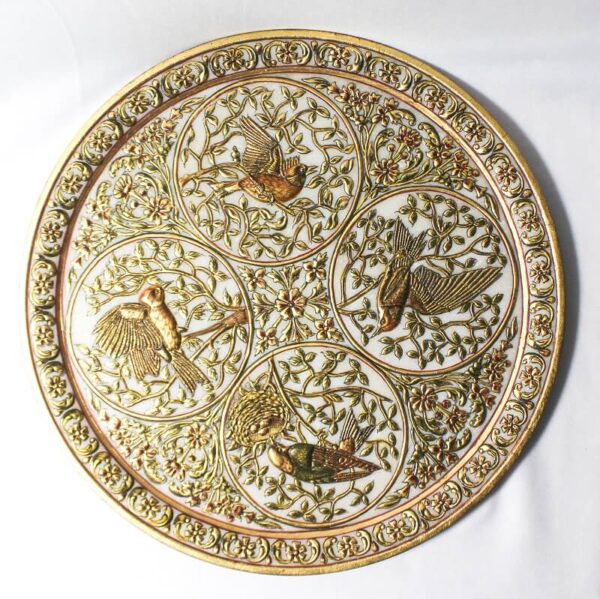 Marble Plate with Raised & Detailed Hand Painting3